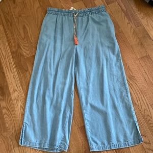 Matilda Jane Wide Legged Denim Crop Pants